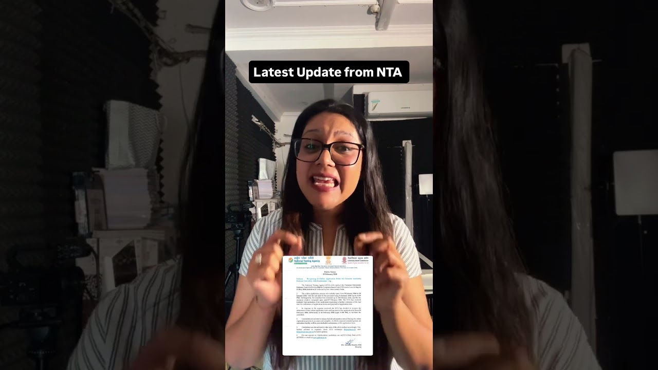 CUET UG 2026 Registration Reopened: Apply Feb 23-26 🚨