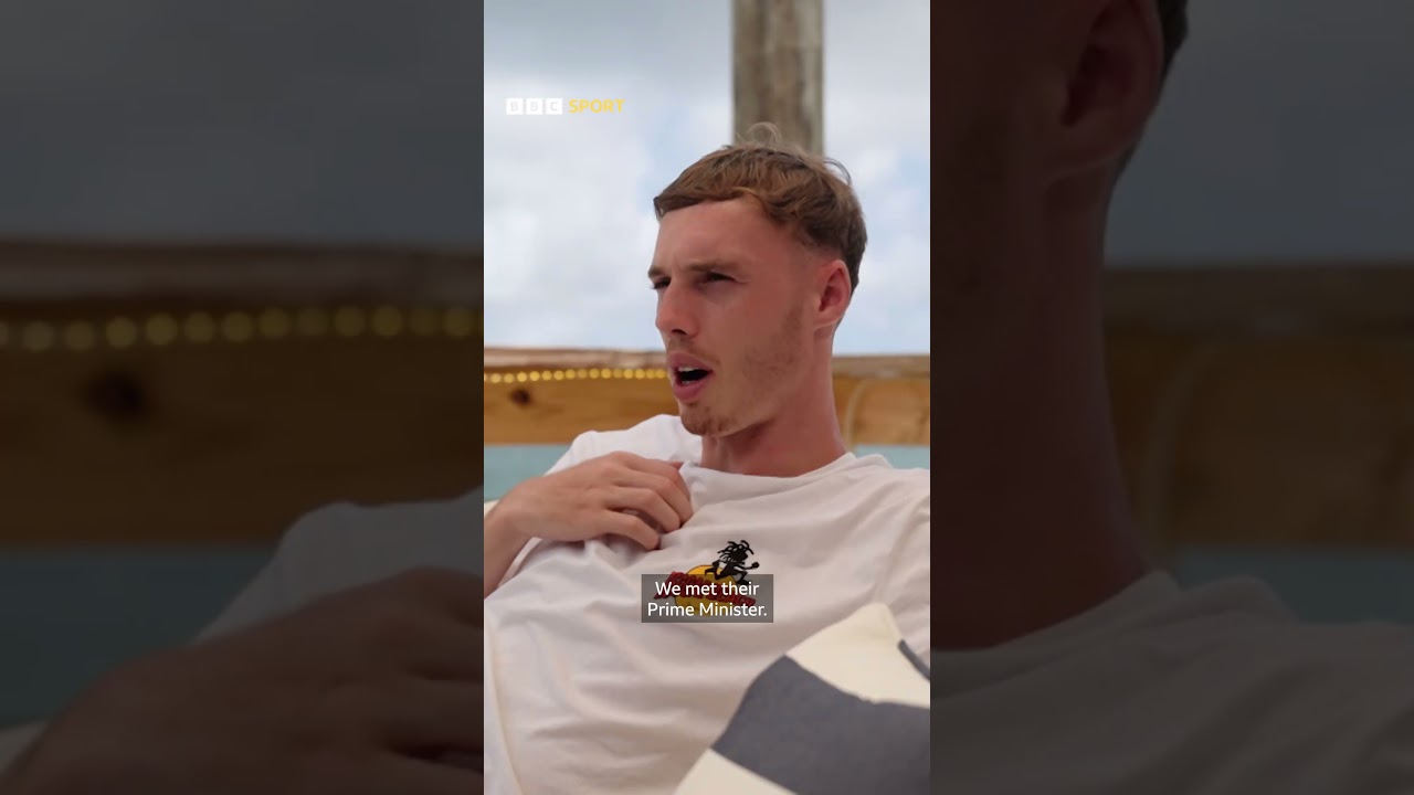 Cole Palmer Explores His Roots in St Kitts for the First Time 🌴 | BBC Sport #shorts