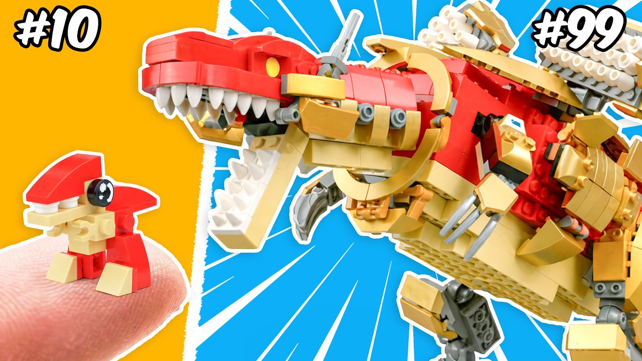T-Rex to LEGO Mech Transformation 🦖🤖