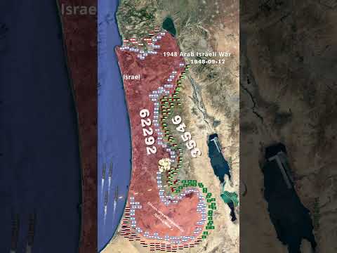 Arab Israeli War of 1948 Animated Map