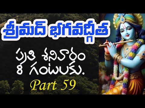శ్రీమద్భగవద్గీత|క్షేత్ర క్షేత్రజ్ఞ విభాగయోగము | 13.25-35 | భాగం 59 | ‪@dharmamargam