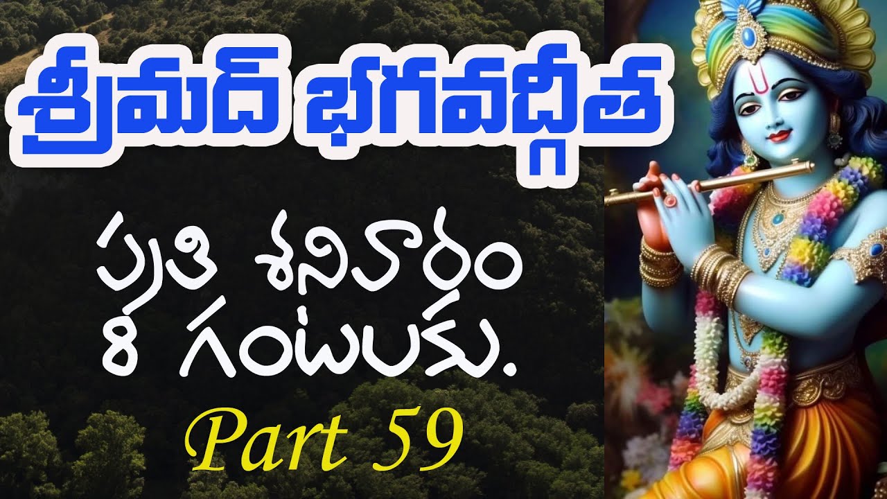 శ్రీమద్భగవద్గీత: క్షేత్ర-క్షేత్రజ్ఞ విభాగయోగం (13.25-35) | భాగం 59 🕉️