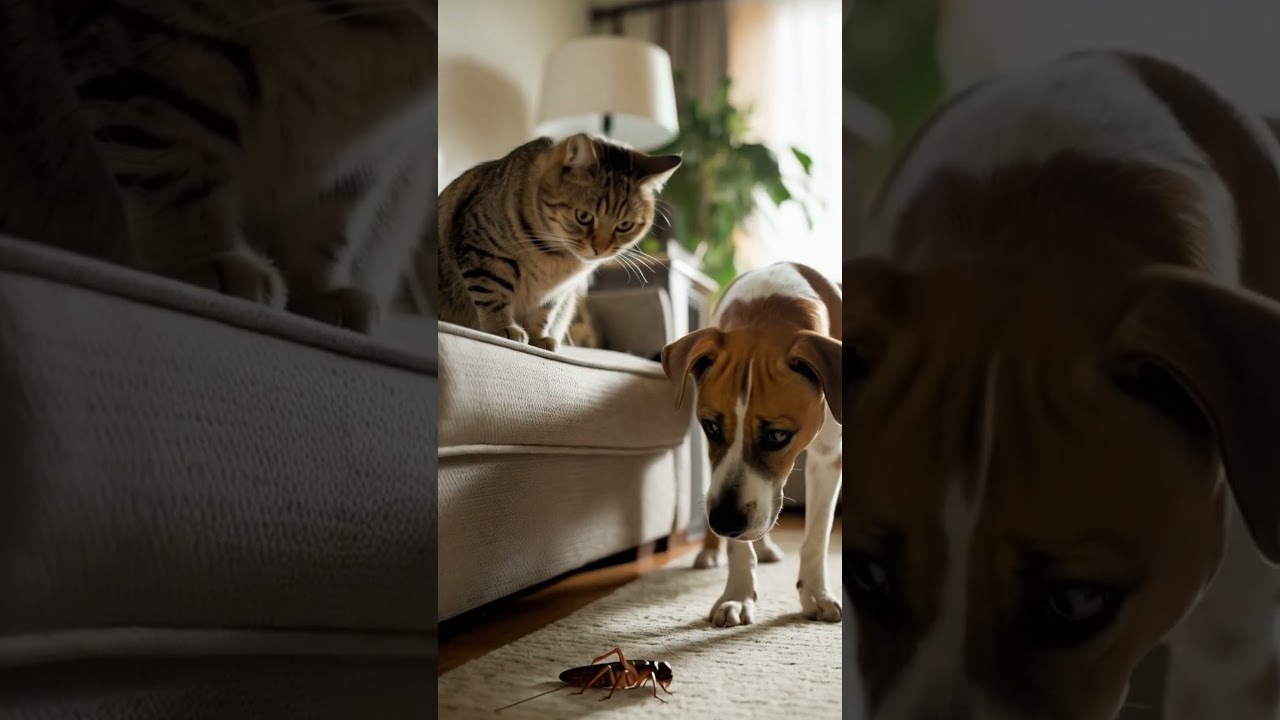 Panique pour un Chat et un Chien 😆🔥