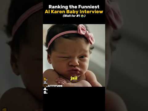 Ranking the Funniest AI Karen Baby Interview 💅🏼😂