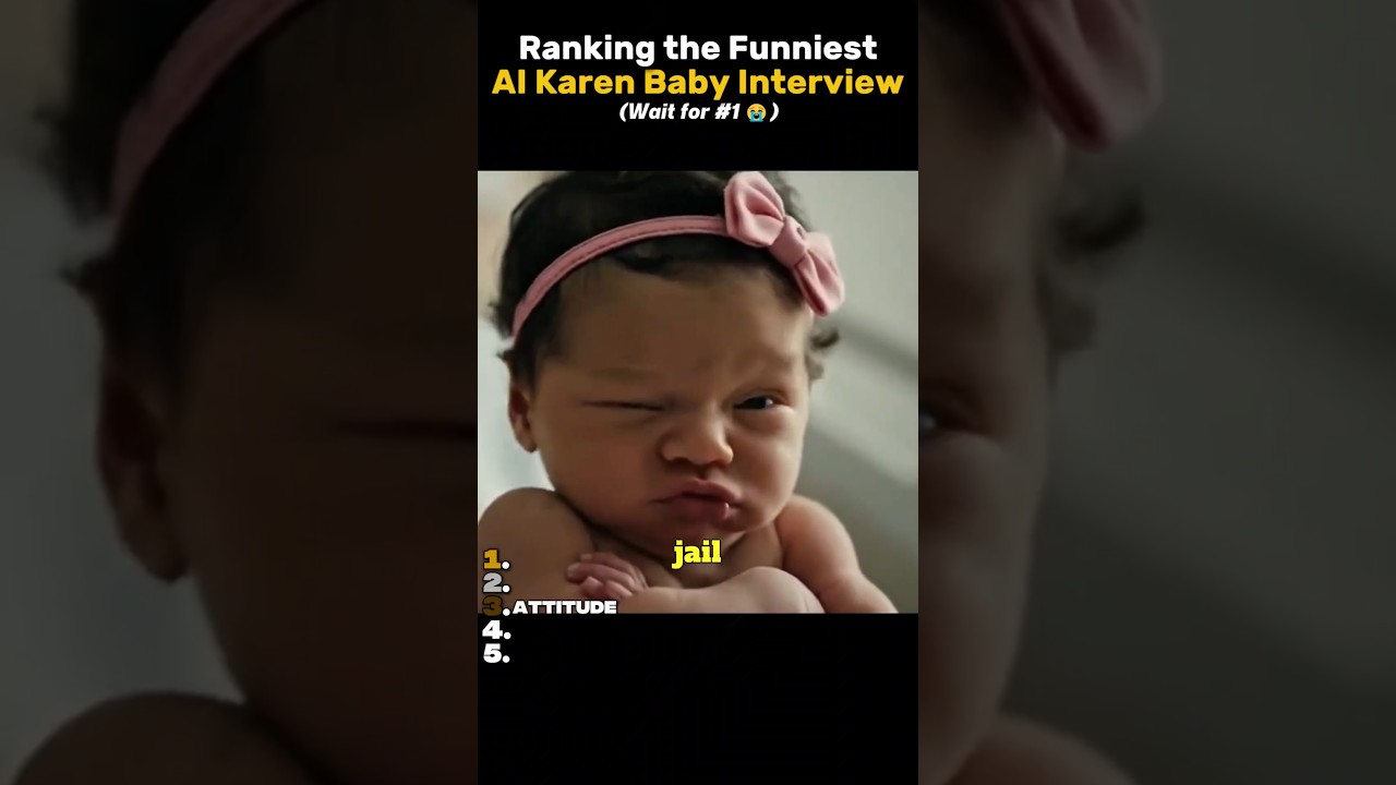 Funniest AI Karen Baby Interview 😂