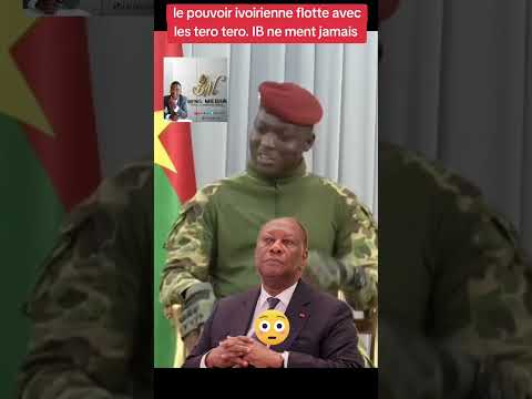Le pouvoir Ivoirienne flotte avec les terroriste. Vive #AES
