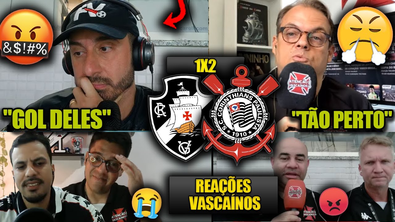Reações dos Vascaínos: Vasco 1x2 Corinthians ⚽