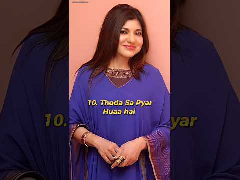 Top 10 Most Popular Songs Of Alka Yagnik 😍 #shorts #alkayagnik