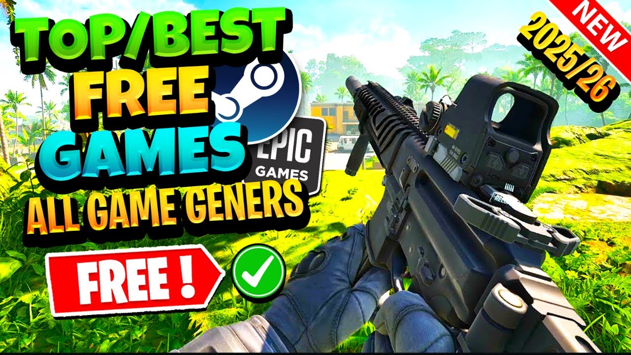 Best Free PC Games for 2025 Across All Genres🔥