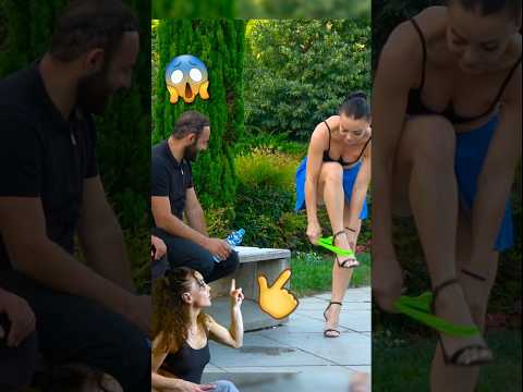 Man Was Stunned By The View 😱 #prankvideo #shortsfeed #funny