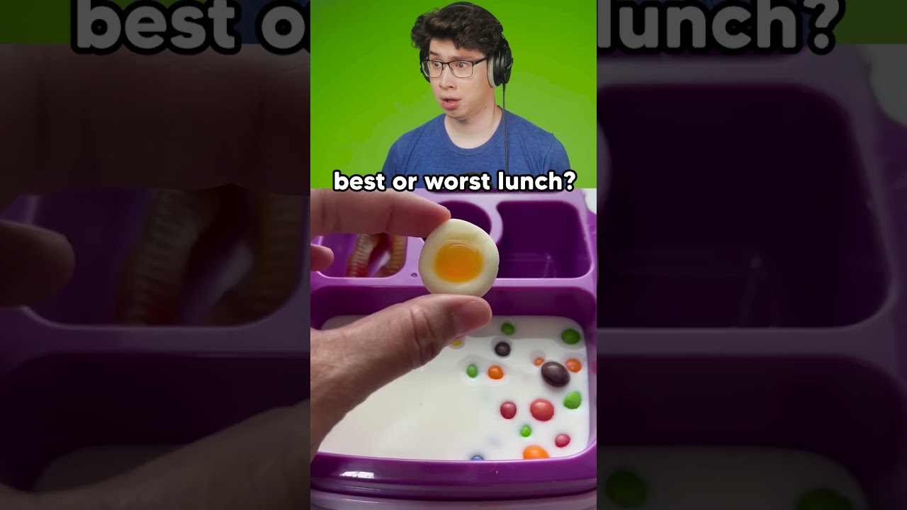 Mom's Disgusting School Lunch Reaction 😖