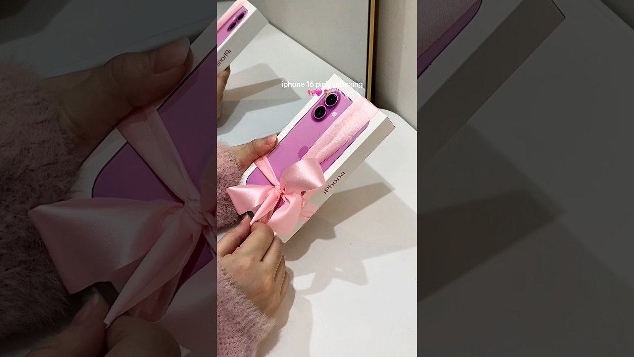 iPhone 16 Pink 256GB Unboxing 📱