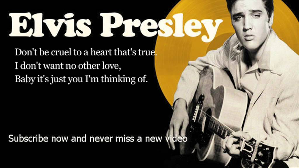 Elvis Presley -- Don't Be Cruel -- Lyrics (Official)