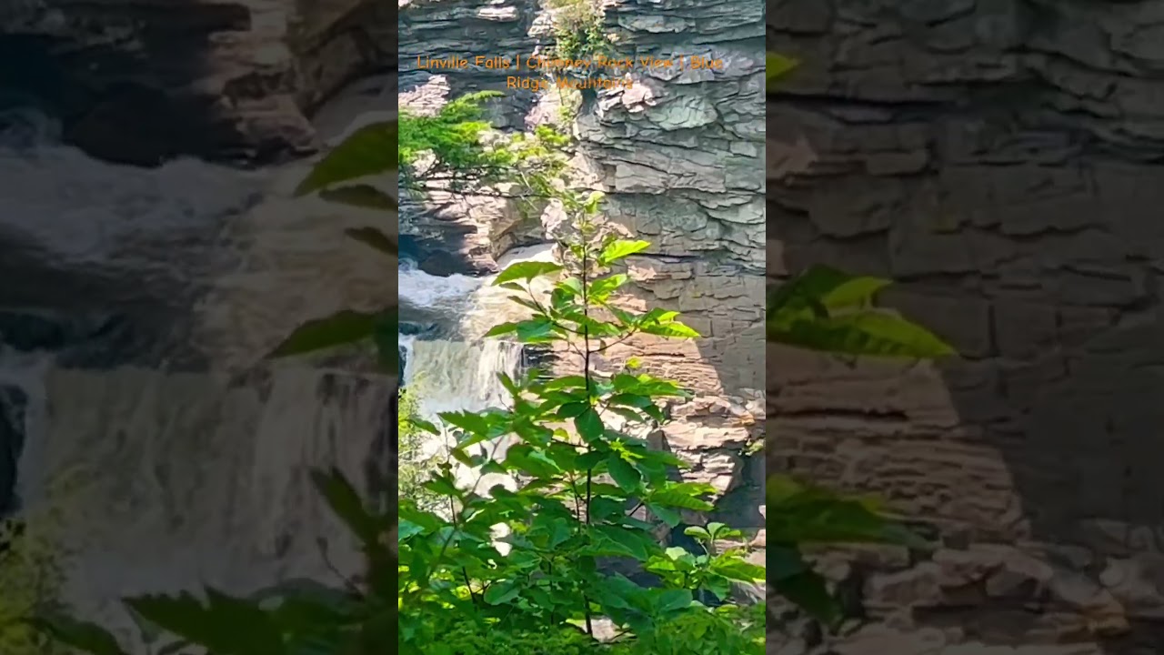 Linville Falls & Chimney Rock View in Blue Ridge 🏞️