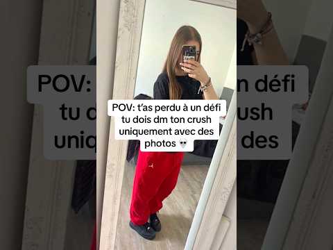 J'ai dm mon crush avec des photos #sms #message #histoire #history #crush #couple #dm #humour