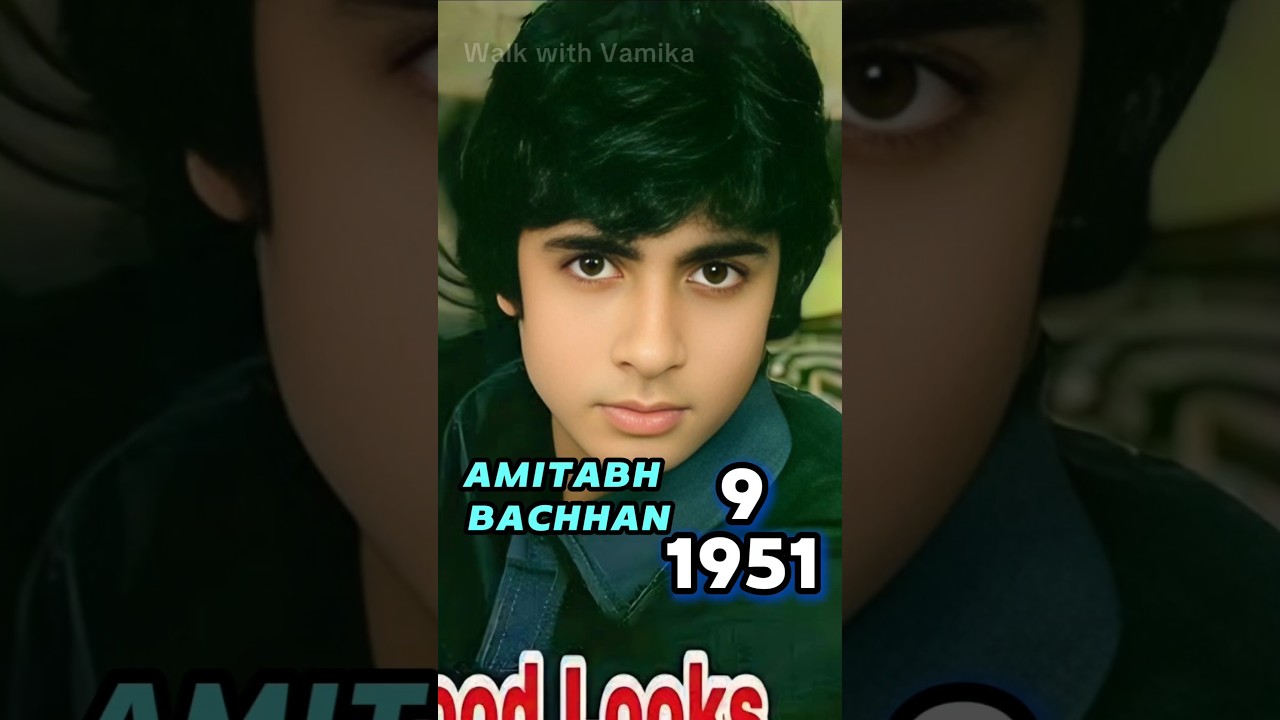 Amitabh Bachchan Age Journey (1942-2024) 🎬