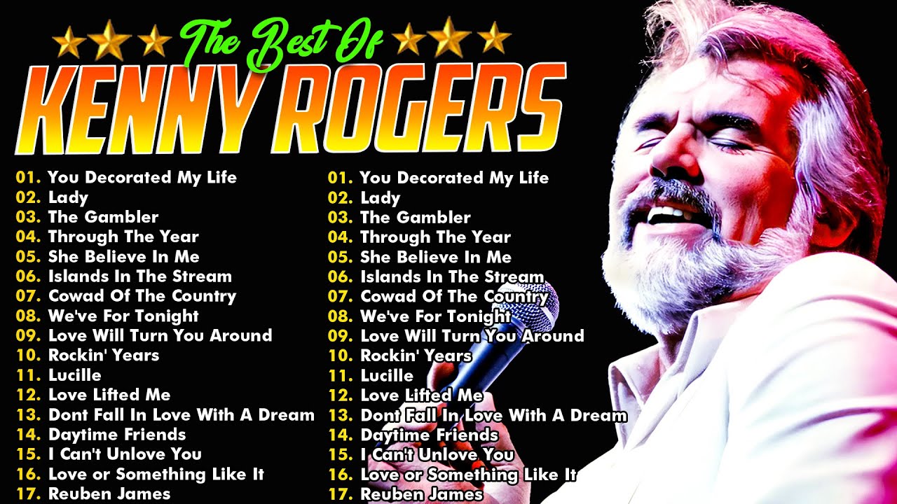 Kenny Rogers' Top Hits 🎶 Greatest Collection