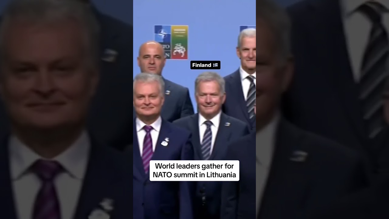 The countries represented at this week's NATO summit #shorts