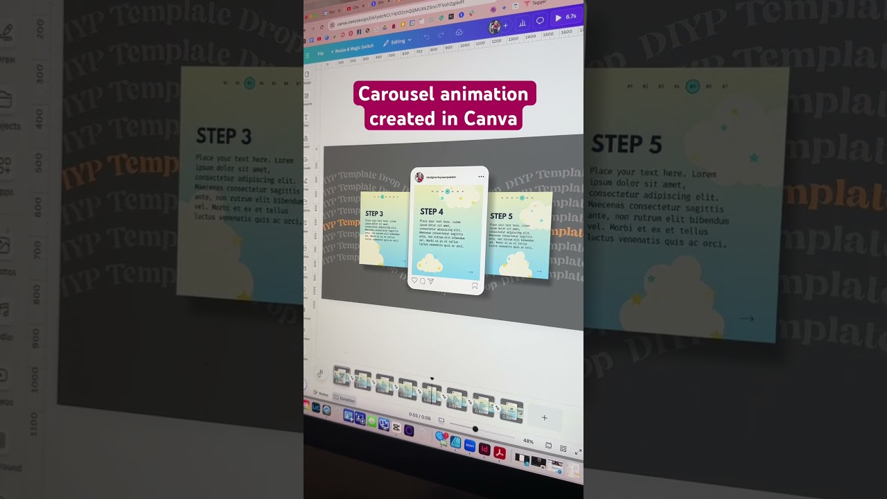 Create Engaging Carousel Animations in Canva 🎨