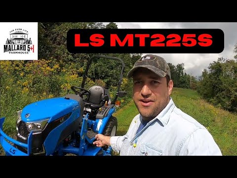 I LOVE Mowing With This LS Tractor | LS MT225s