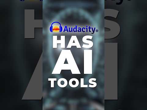 Audacity Has FREE AI Powered Tools! #ai #podcasting #audacity
