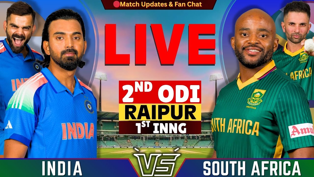 India vs South Africa 2nd ODI Live Score & Commentary