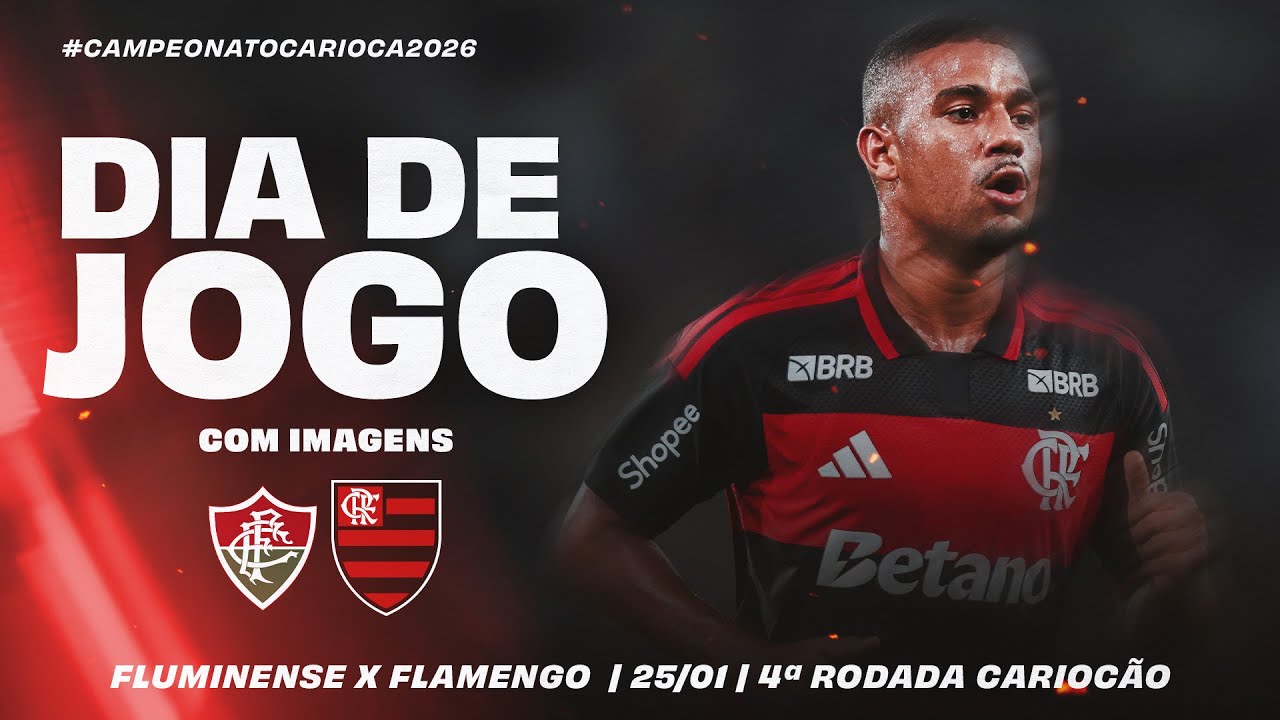 🔴 AO VIVO: FLUMINENSE x FLAMENGO | COM IMAGENS PARA FORA DO BRASIL | CARIOCÃO (25/01/26)