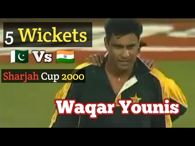 Waqar Younis's 5-Wicket Haul vs India in Sharjah 2000