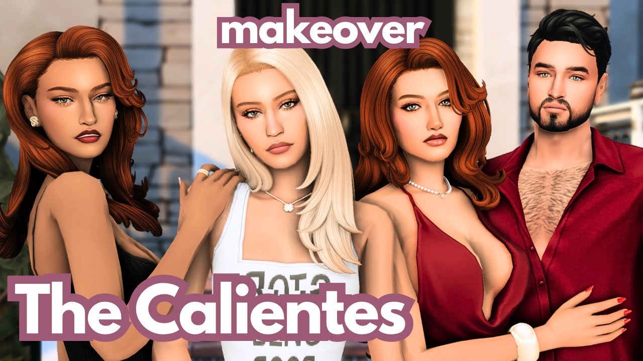 Giving the Calientes a Makeover (CC links) - The Sims 4 CAS