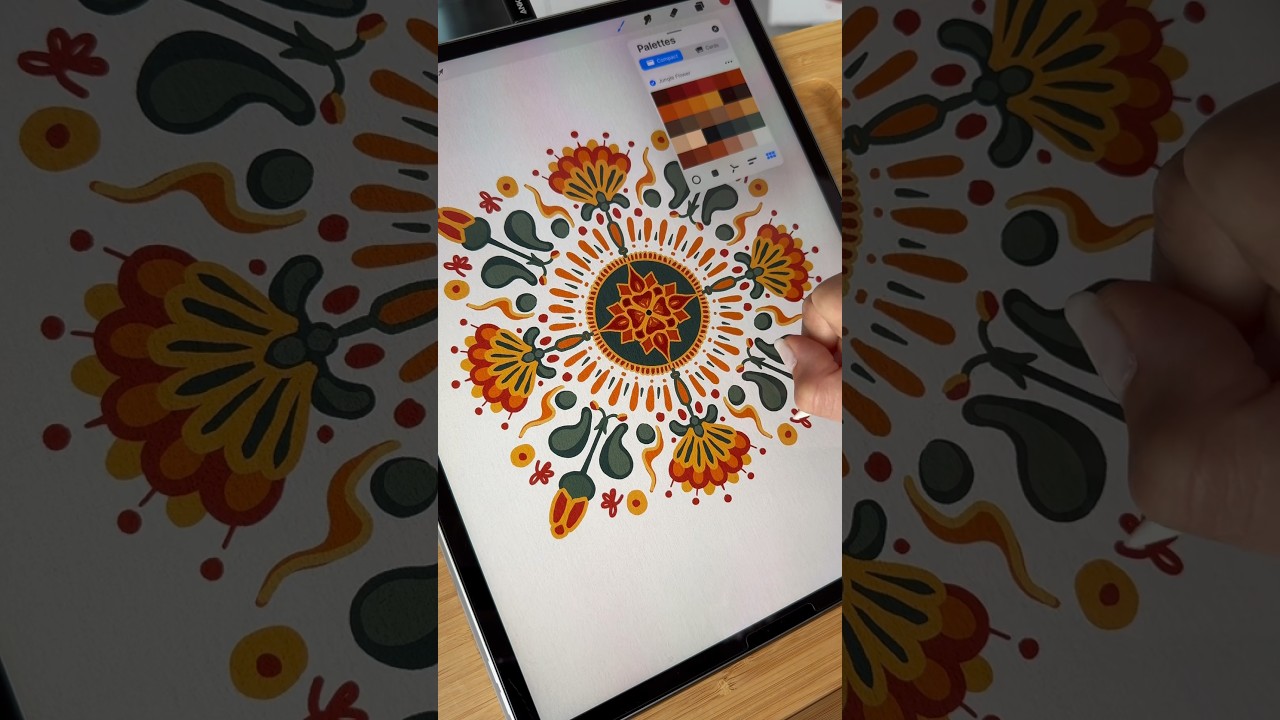 Master Symmetry Drawing in Procreate 🎨 – Step-by-Step Tutorial