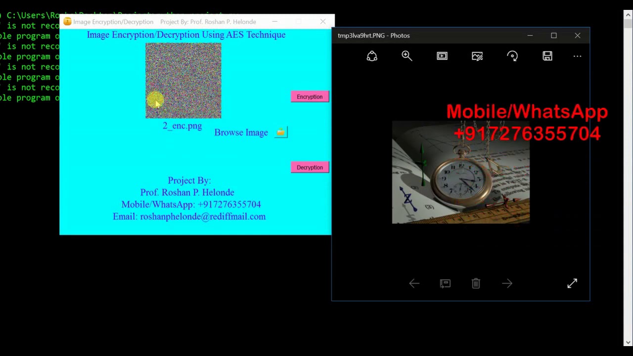 Secure Image Encryption & Decryption with AES in Python 🔐