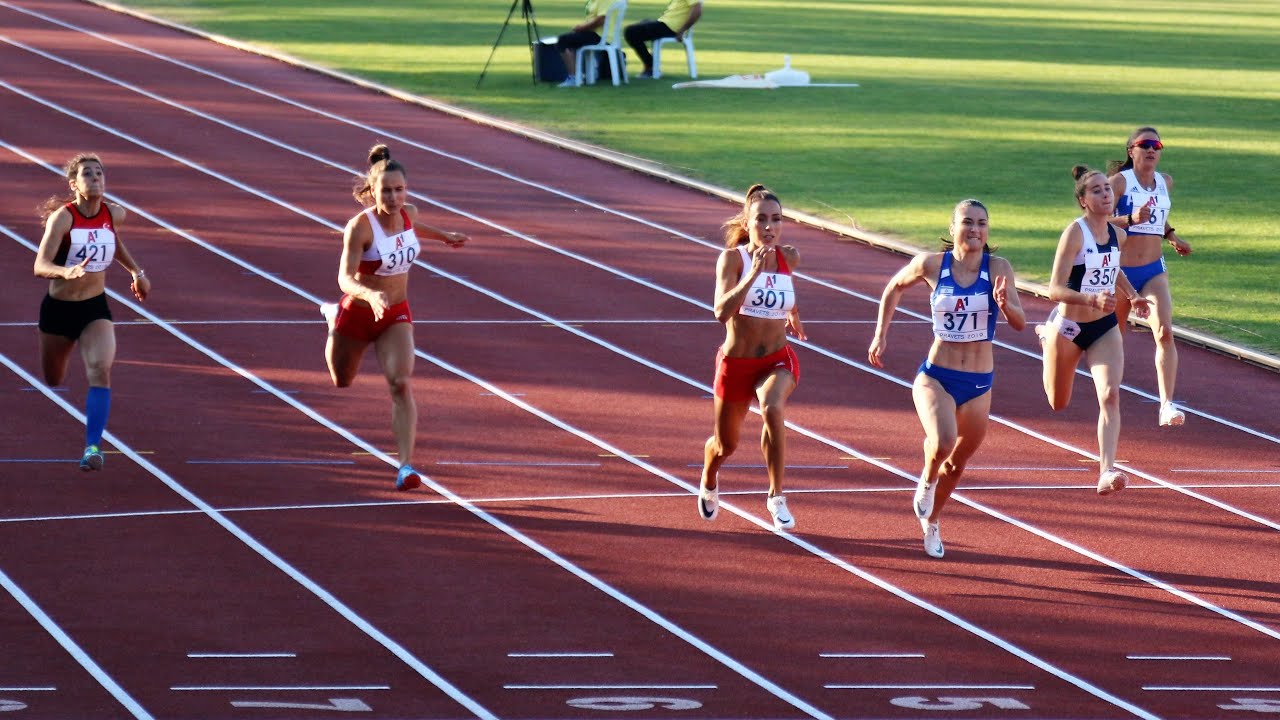 100m Women, Final, Balkan Championships 2019, Pravets BUL, Ivet Lalova