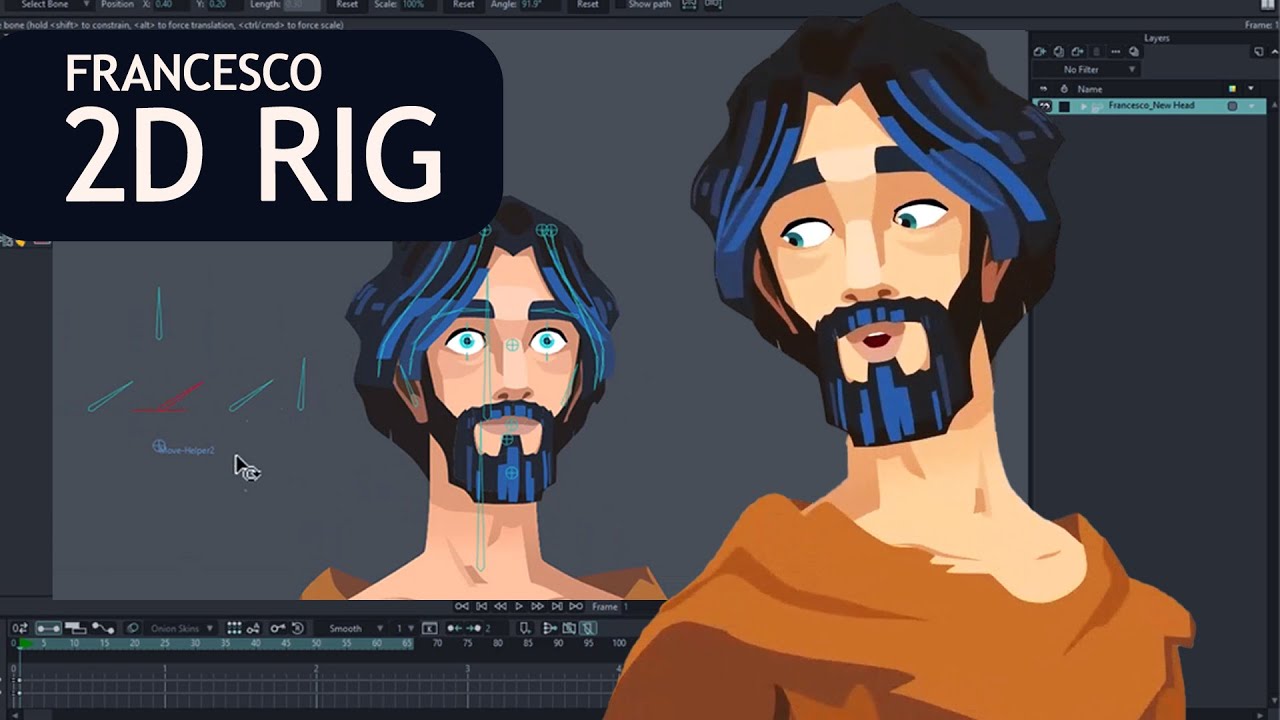 Incredible Moho Rigs & Animations by Majid ShirAli & Ahdieh Modarres 🎨
