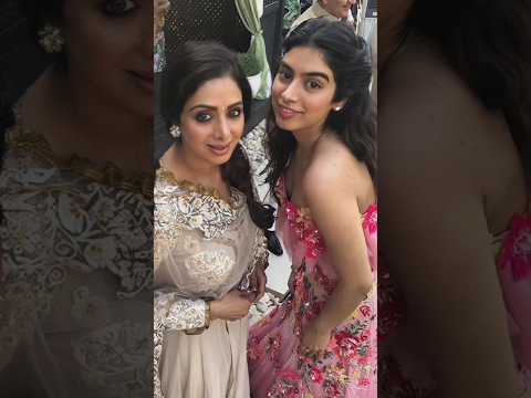 Late Sridevi with Her Younger Daughter Khushi Kapoor 🥰🌟💃 Lovely Maa Beti Jodi #sridevi #khushikapoor