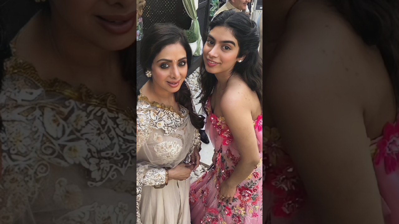 Sridevi and Khushi Kapoor's Beautiful Moment 🥰