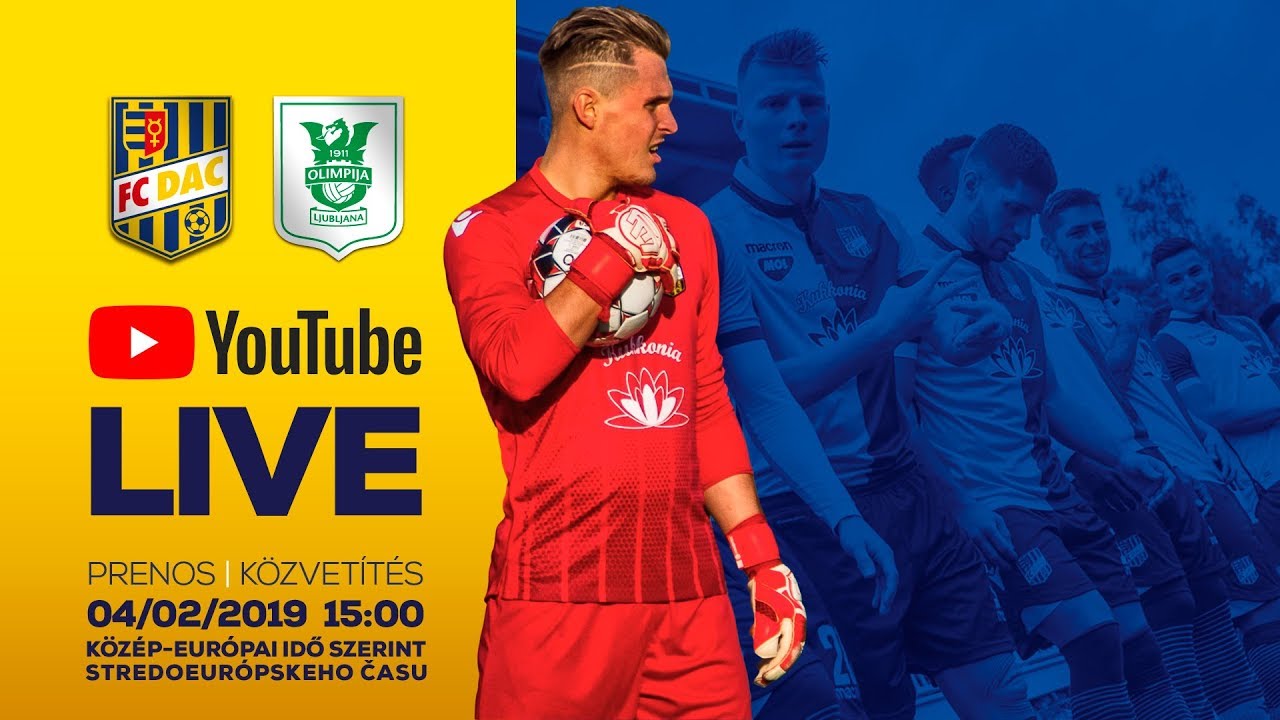 FC DAC 1904 vs NK Olimpija Ljubljana in Turkey