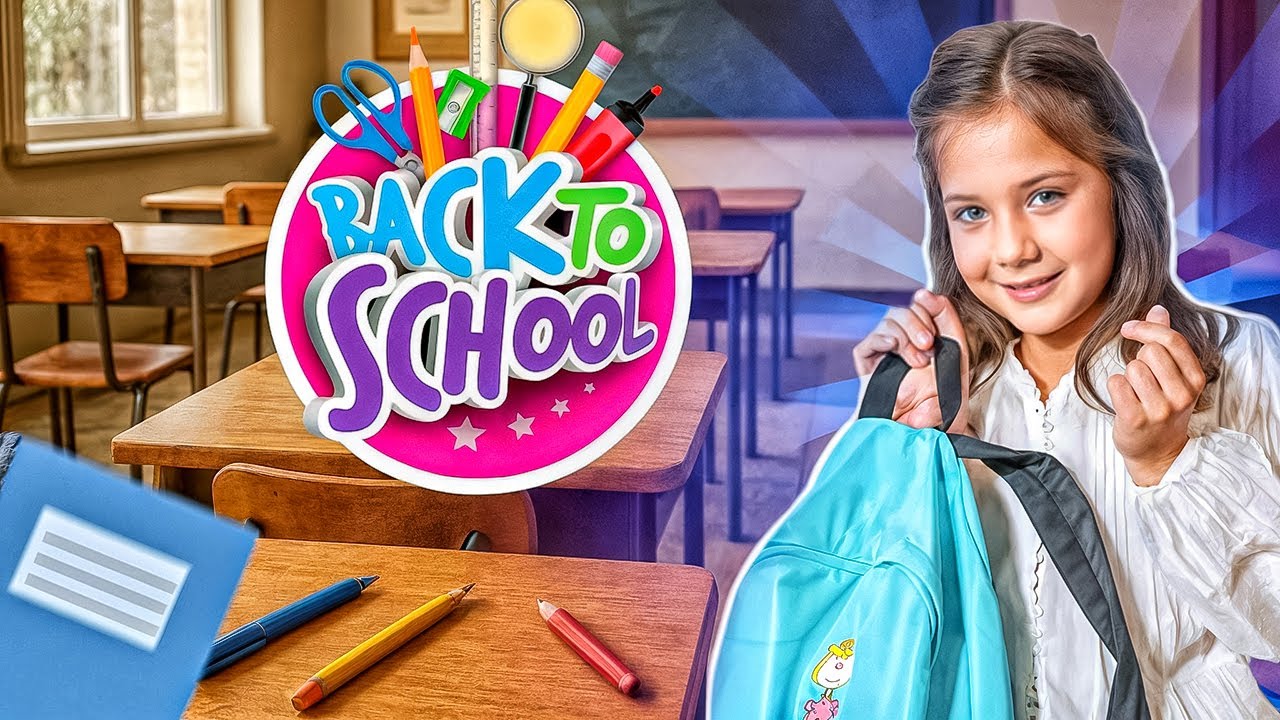 დანიელა ცდილობს გამოიცნოს ზურგჩანთაში რა დევს 🎒