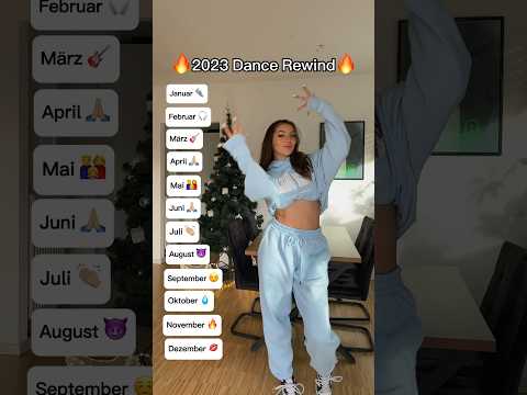 DAS waren die BERÜHMTESTEN TÄNZE 2023 👀🔥 #tanz #2023 #dancerewind #tänze2023