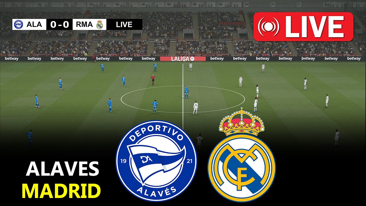 Alaves vs Real Madrid Live | La Liga 2025/26 | PES 21 Simulation