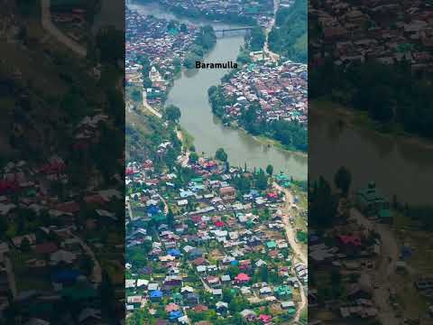 Aerial view of Baramulla. #kashmir #baramulla #cinematic #beautiful #trending #youtubeshorts