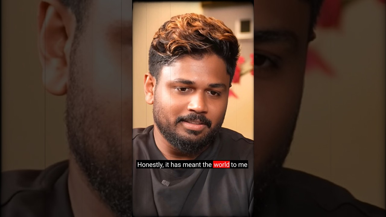 Sanju's Emotional Podcast with Ashwin ❤️