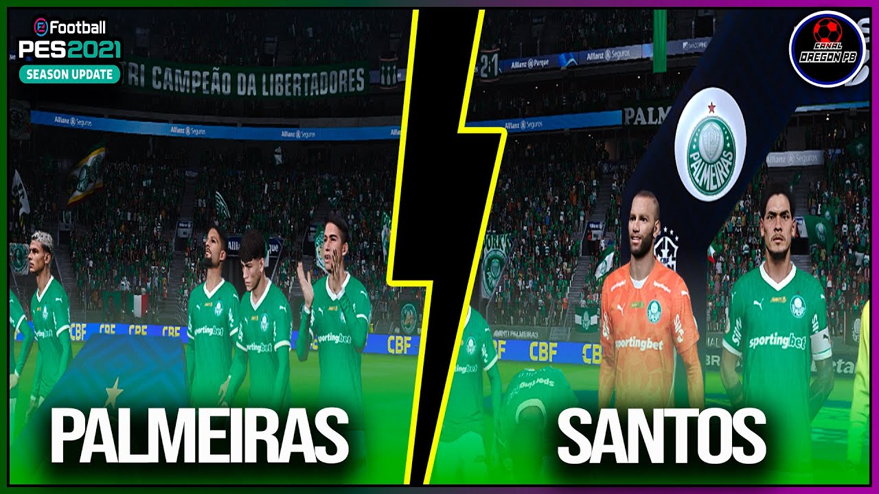 Palmeiras x Santos AO VIVO - Veja a Partida de Hoje em HD Grátis ⚽
