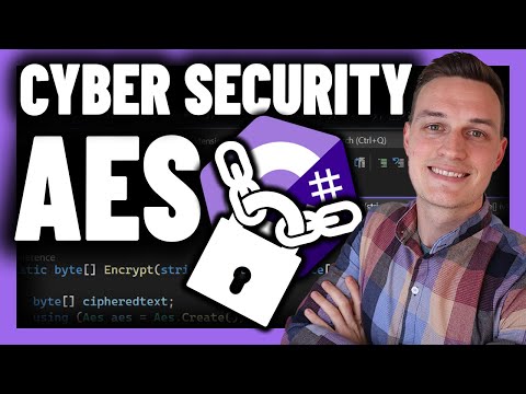 C# AES encryption and decryption - Cyber Security in C#