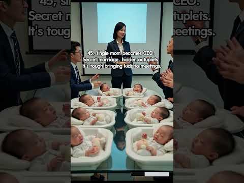 45, single mom becomes CEO. Secret marriage, hidden octuplets.