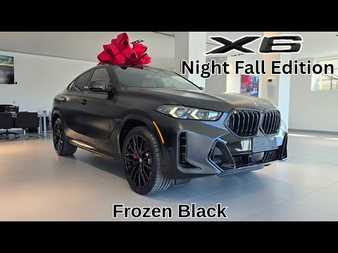 2026 BMW X6 Night Fall Edition in Frozen Black 🖤