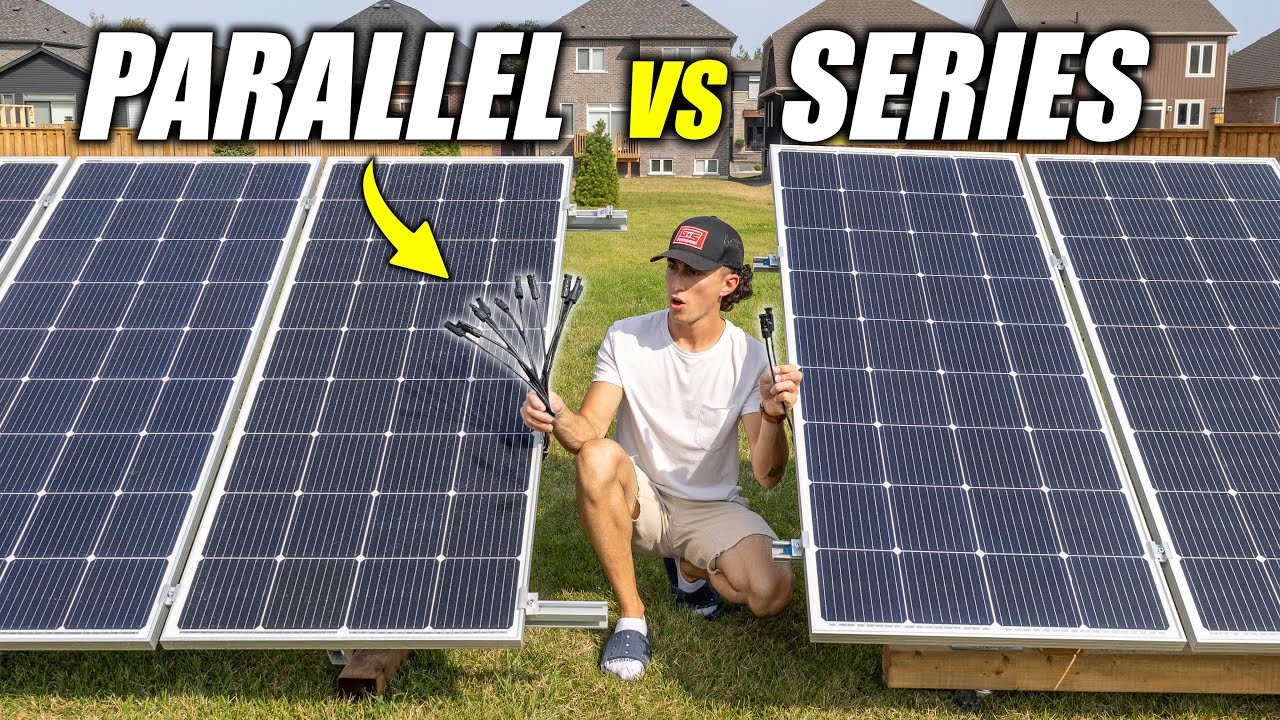 Series vs Parallel Solar Panel Wiring Explained β‘
