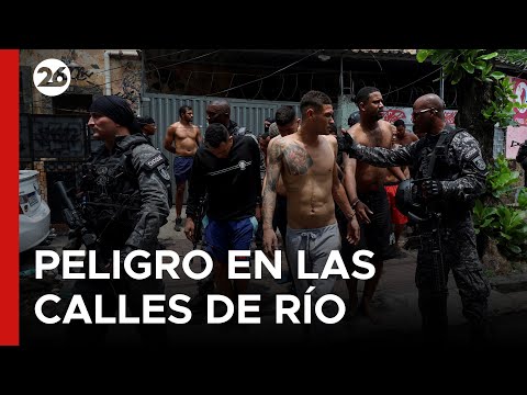🚨 CANAL 26 DESDE BRASIL | La GUERRA narco pone en jaque la SEGURIDAD en las CALLES DE RIO DE JANEIRO