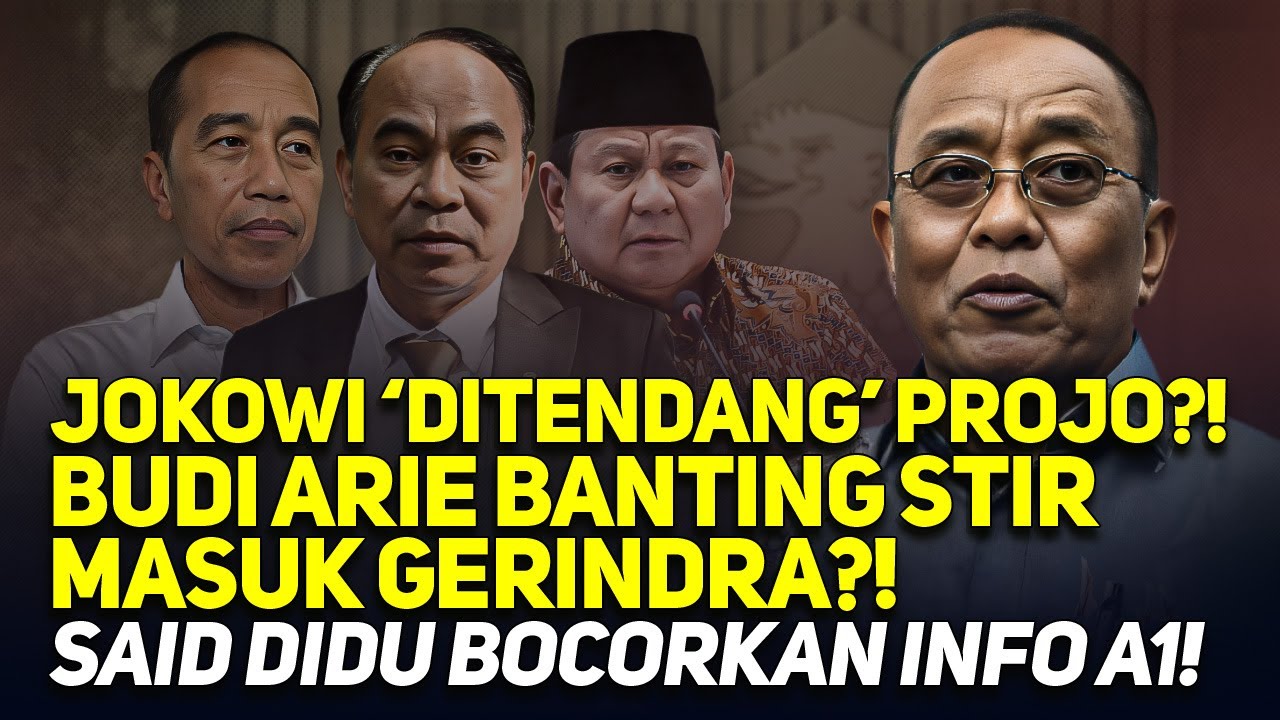 🔥 Jokowi 'Ditetang' Projo?! Budi Arie Bikin Geger, Didu Bocorkan Info A1!