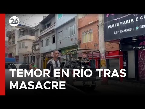 🚨 CANAL 26 EN VIVO EN Río de Janeiro | Los vecinos TEMEN SALIR A LA CALLE tras la GUERRA NARCO