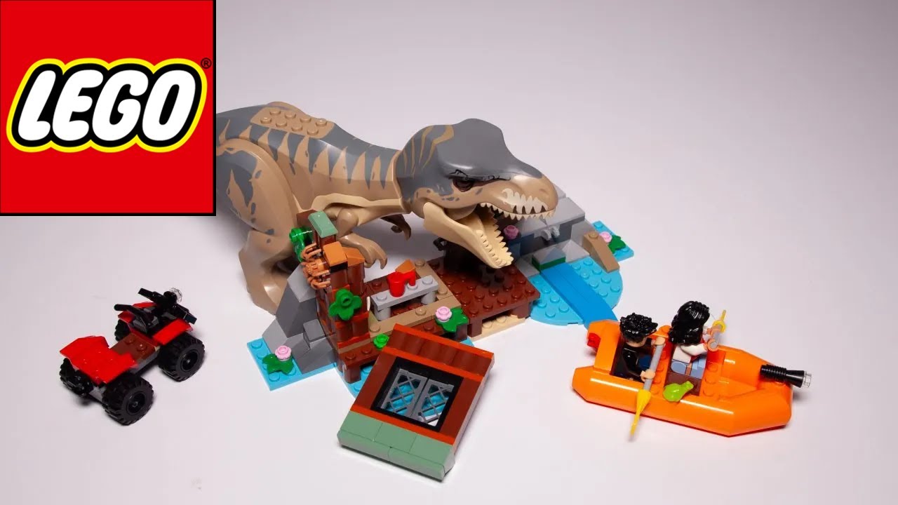 Lego Jurassic World Rebirth T. Rex River Escape 🦖